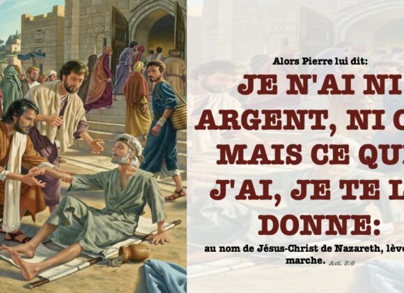 JE N&rsquo;AI NI ARGENT, NI OR; MAIS CE QUE J&rsquo;AI, JE TE LE DONNE