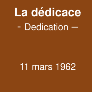La dédicace