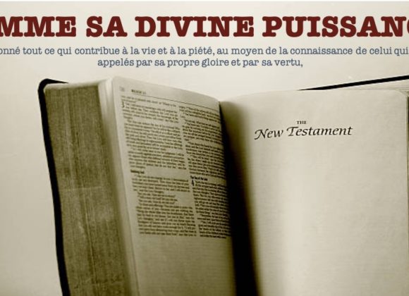 COMME SA DIVINE PUISSANCE…