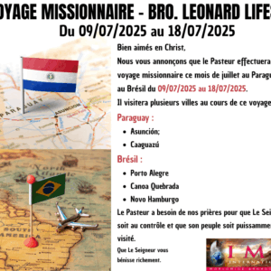 Voyage Missionnaire au Paraguay